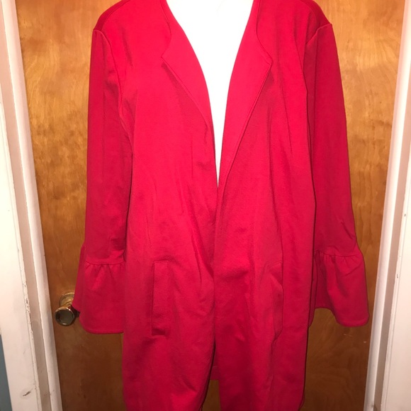 Lane Bryant Jackets & Blazers - NWT lane Bryant size 22/24 red dress jacket Lane Bryant Jackets & Blazers - NWT lane Bryant size 22/24 red dress jacket